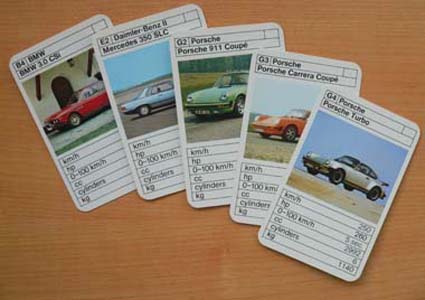 Top Trumps were an early influence on the cars I was into
